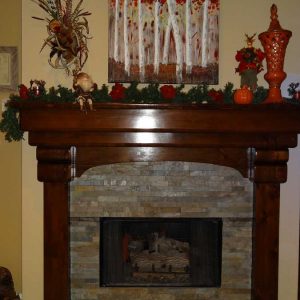 Fireplace Wood & Stone