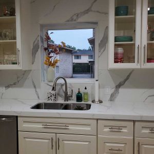Kitchen Marble Backsplash